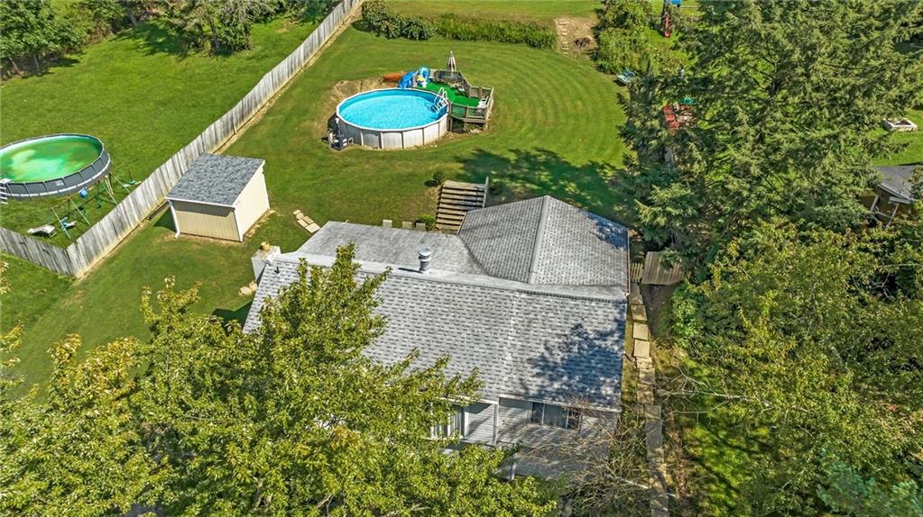 203 Beech Road Pittsburgh, PA 15239 - Photo 19 of 21 a bird view of a house with a yard