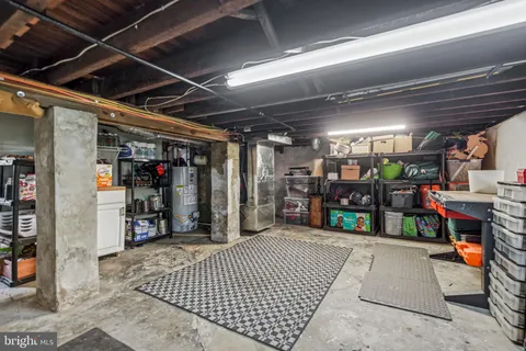 a view of a storage room