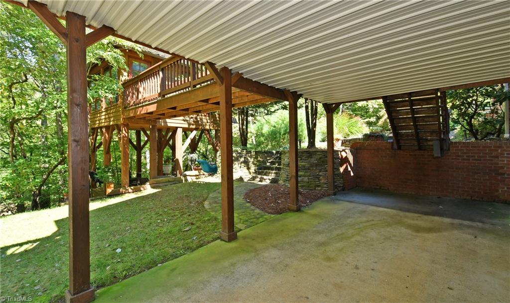 4512 Cotswold Road Pfafftown, NC 27040 - Photo 26 of 30 Covered Deck