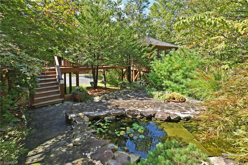4512 Cotswold Road Pfafftown, NC 27040 - Photo 28 of 30 Koi Pond