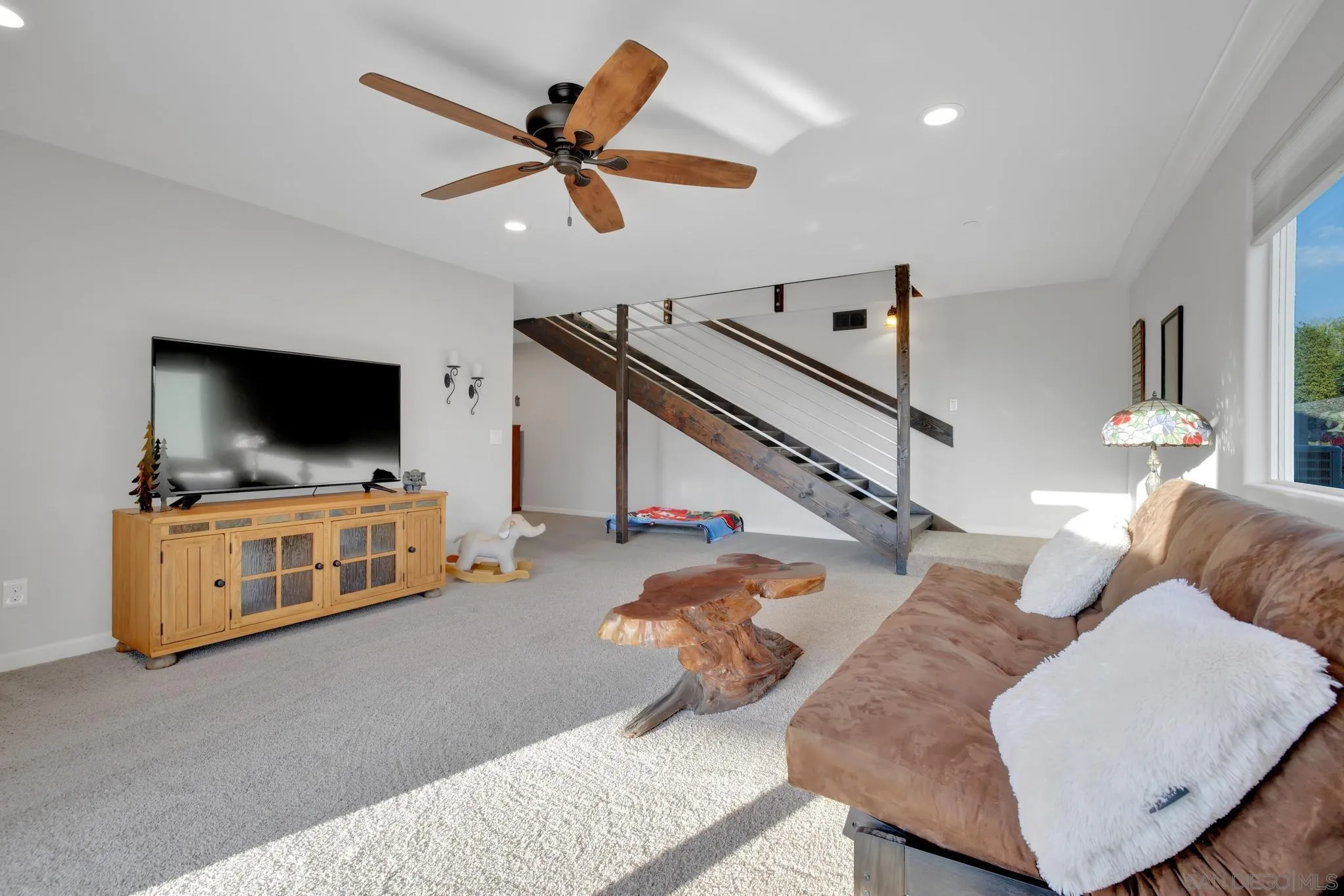 1661 West Winds Ridge Alpine, CA 91901 - Photo 16 of 65 a living room with furniture and a flat screen tv