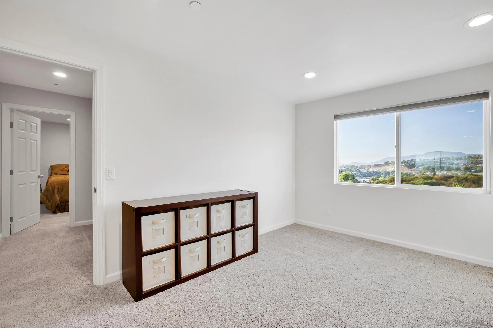 1661 West Winds Ridge Alpine, CA 91901 - Photo 35 of 65 a view of a hallway with a staircase