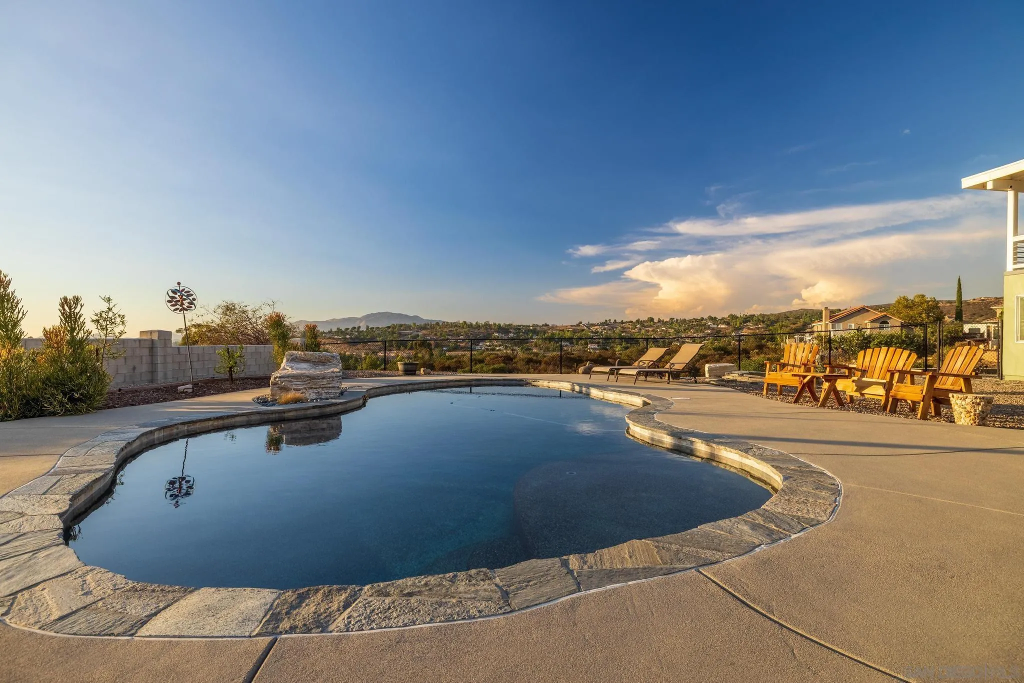 1661 West Winds Ridge Alpine, CA 91901 - Photo 45 of 65 a view of a swimming pool and lake view