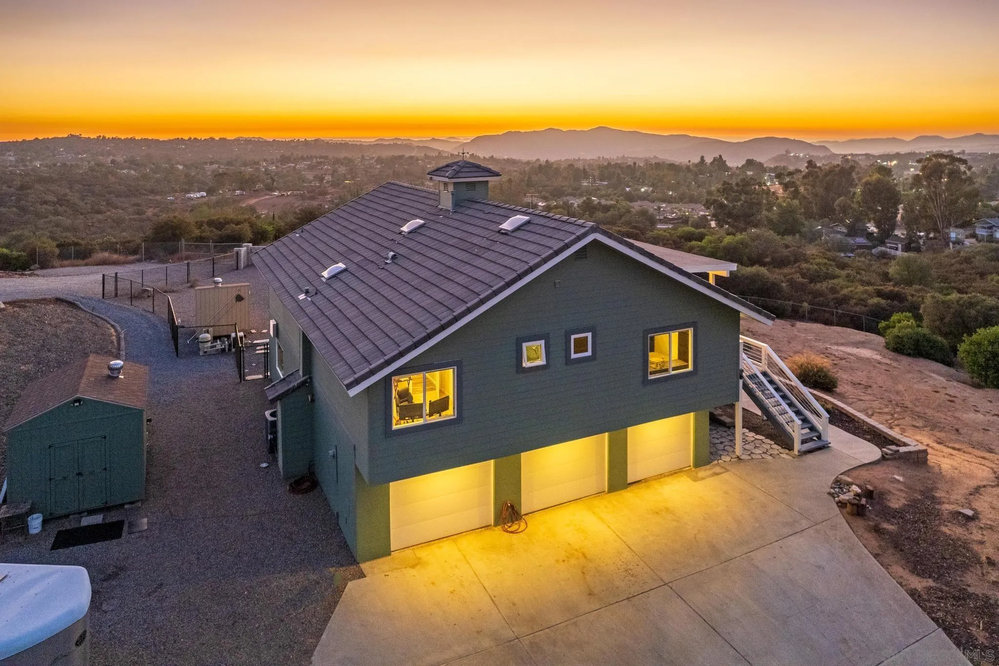 1661 West Winds Ridge Alpine, CA 91901 - Photo 49 of 65 a view of a house with a outdoor space