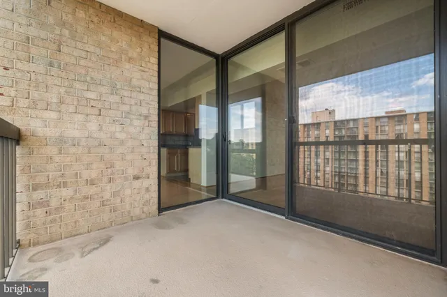 a view of an front door