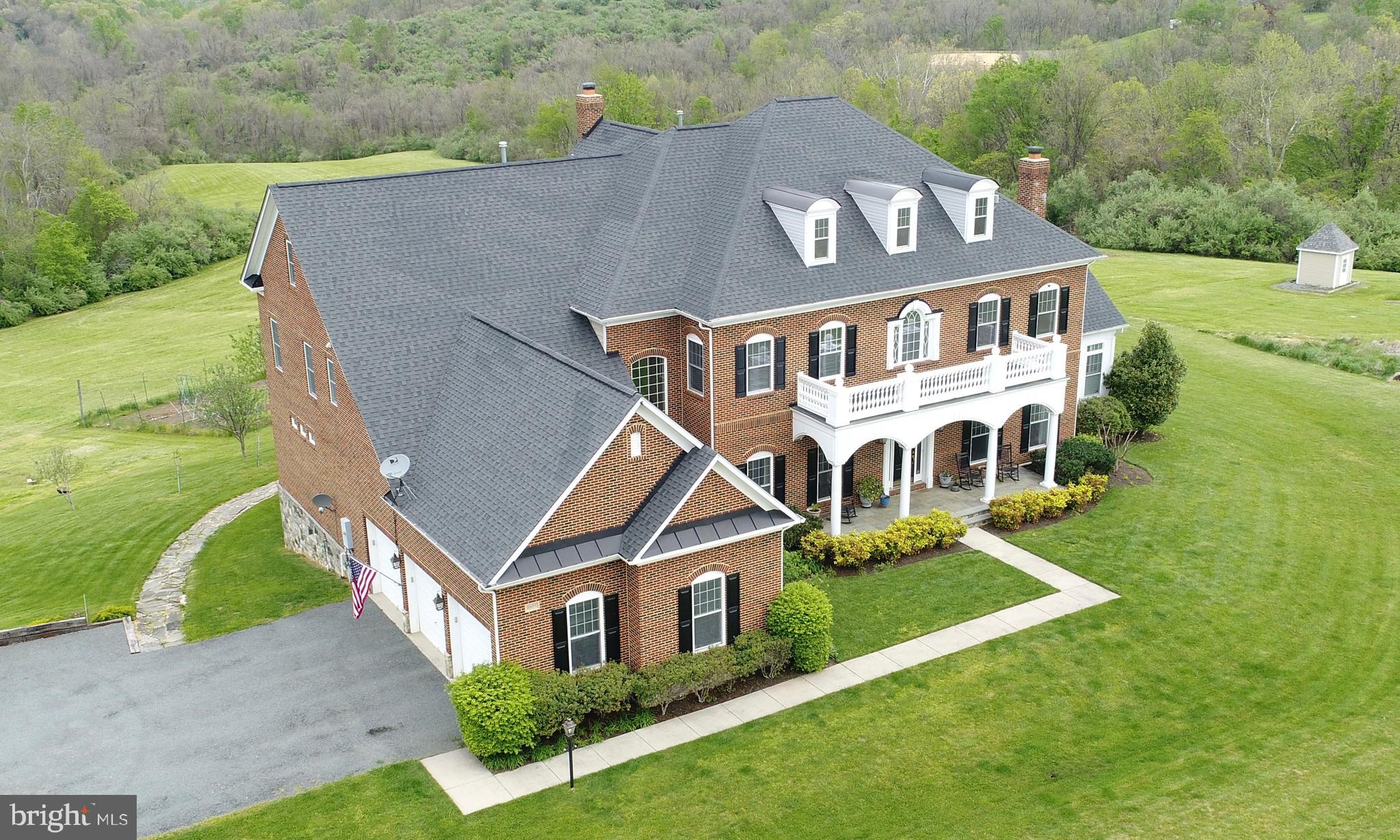 22077 Oatlands Road Aldie, VA 20105 - Photo 2 of 51 Front Elevation from High