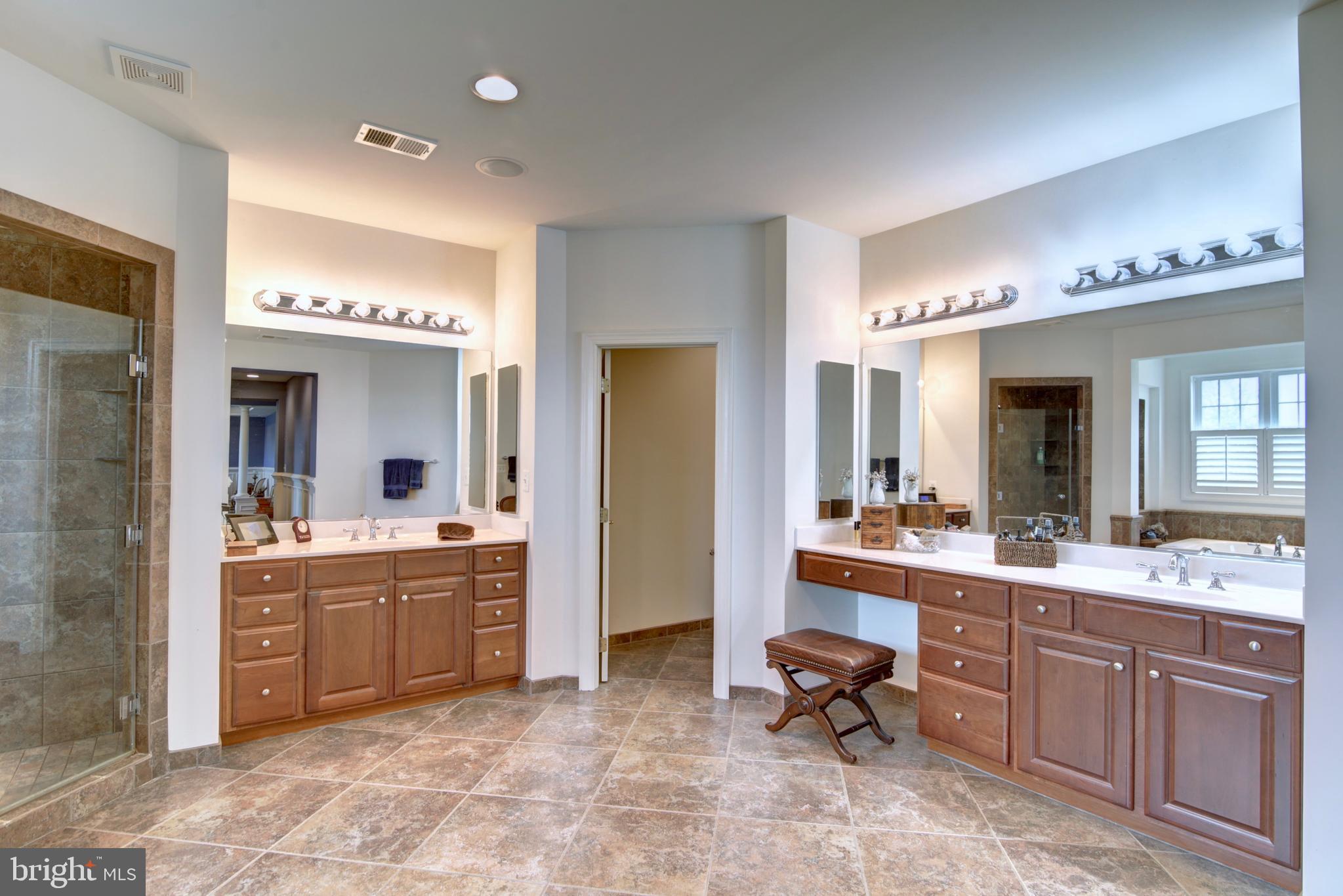 22077 Oatlands Road Aldie, VA 20105 - Photo 26 of 51 Separate Shower and Vanities