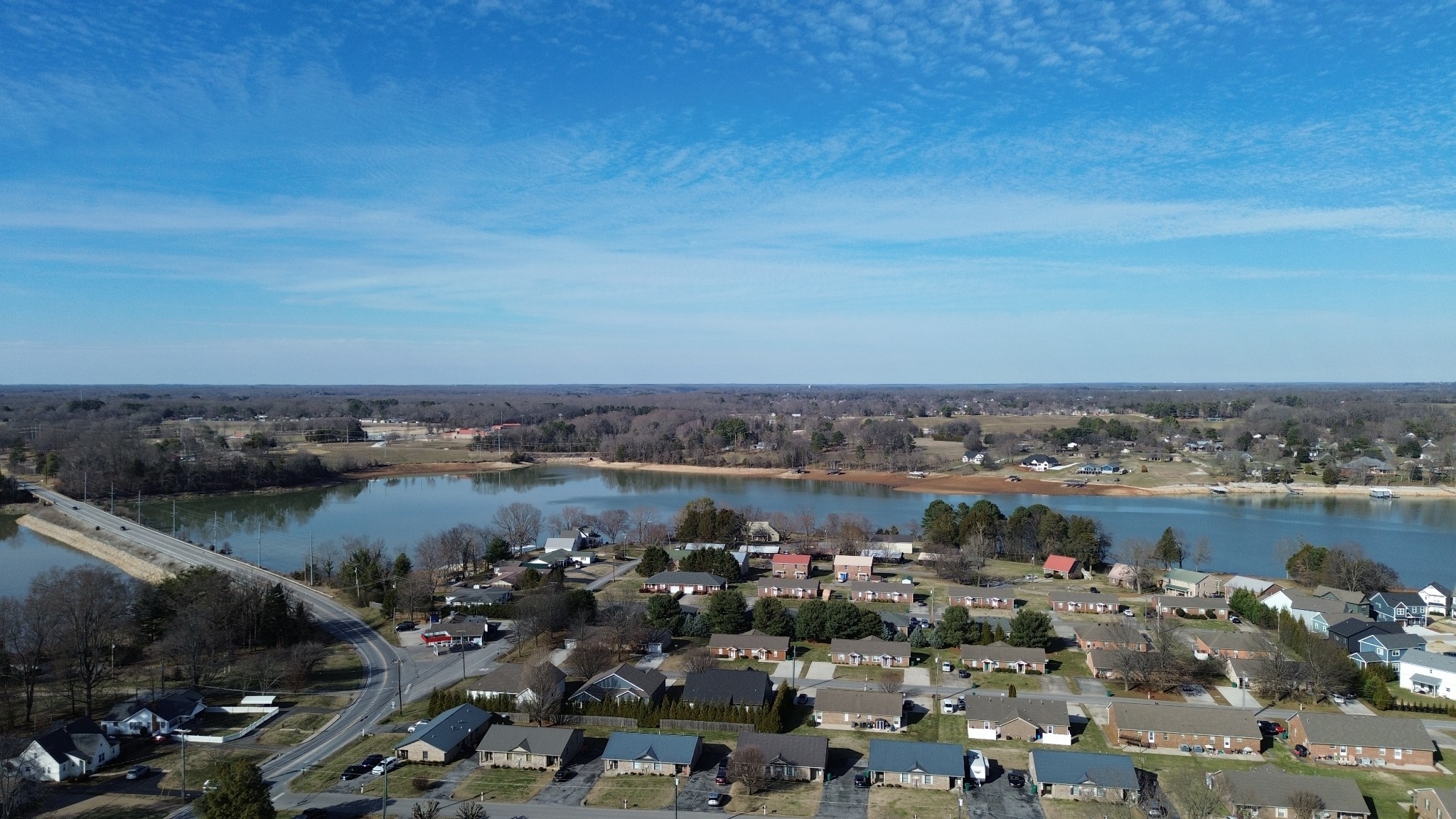 1102 North High Street Winchester, TN 37398 - Photo 25 of 27 a view of a city and lake view