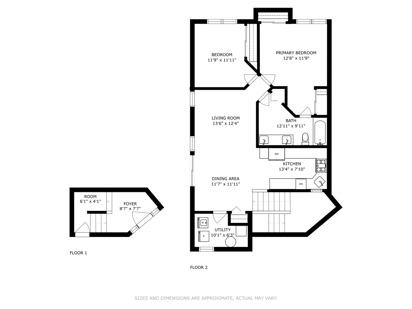 903 Ridgefield Lane Wheeling, IL 60090 - Photo 13 of 15 a picture of a floor plan