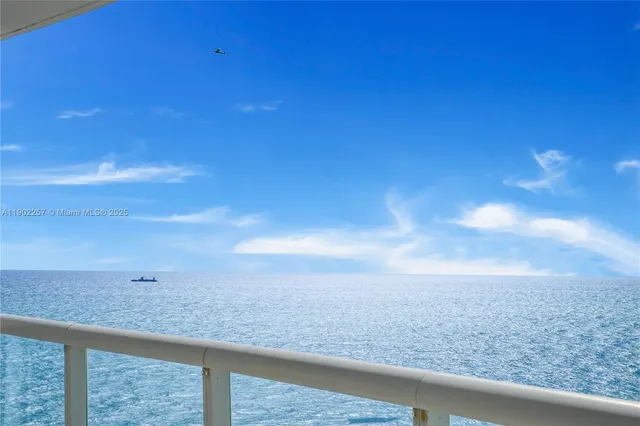 a view of a city from a balcony