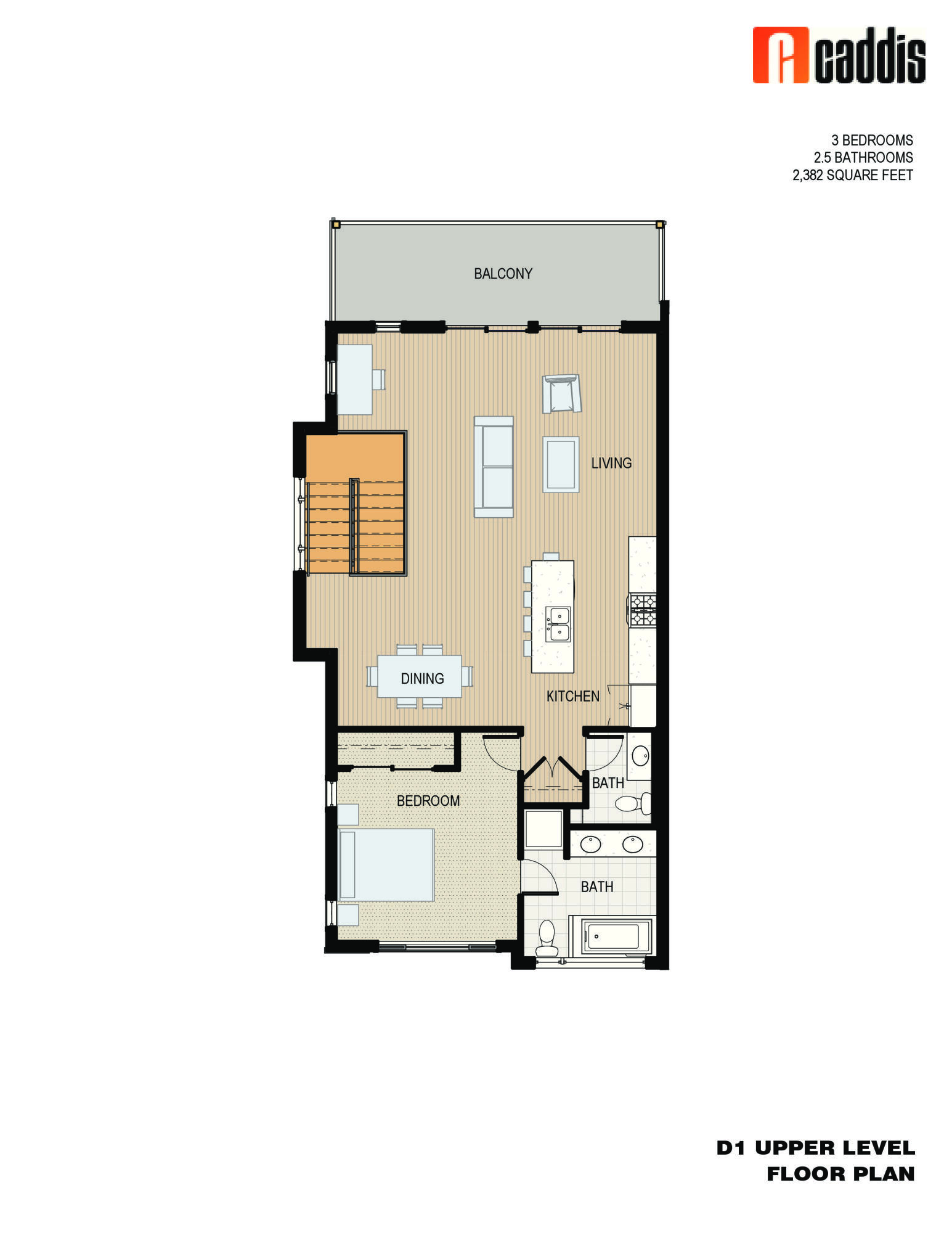 165 Riverfront Lane, Unit D3B Ridgway, CO 81432 - Photo 43 of 44 D Building Floor plan Upper Level