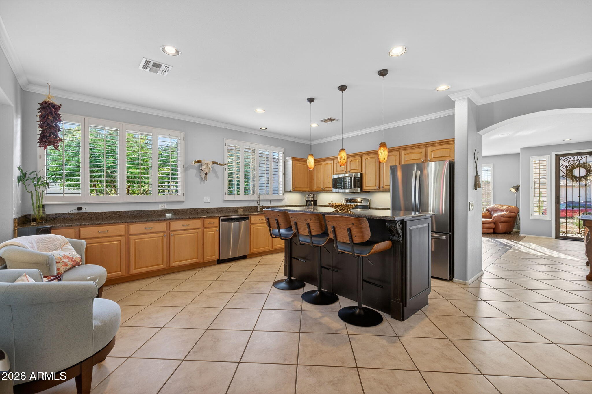 1622 West Nighthawk Way Phoenix, AZ 85045 - Photo 16 of 70 17 feet of counter space under windows!