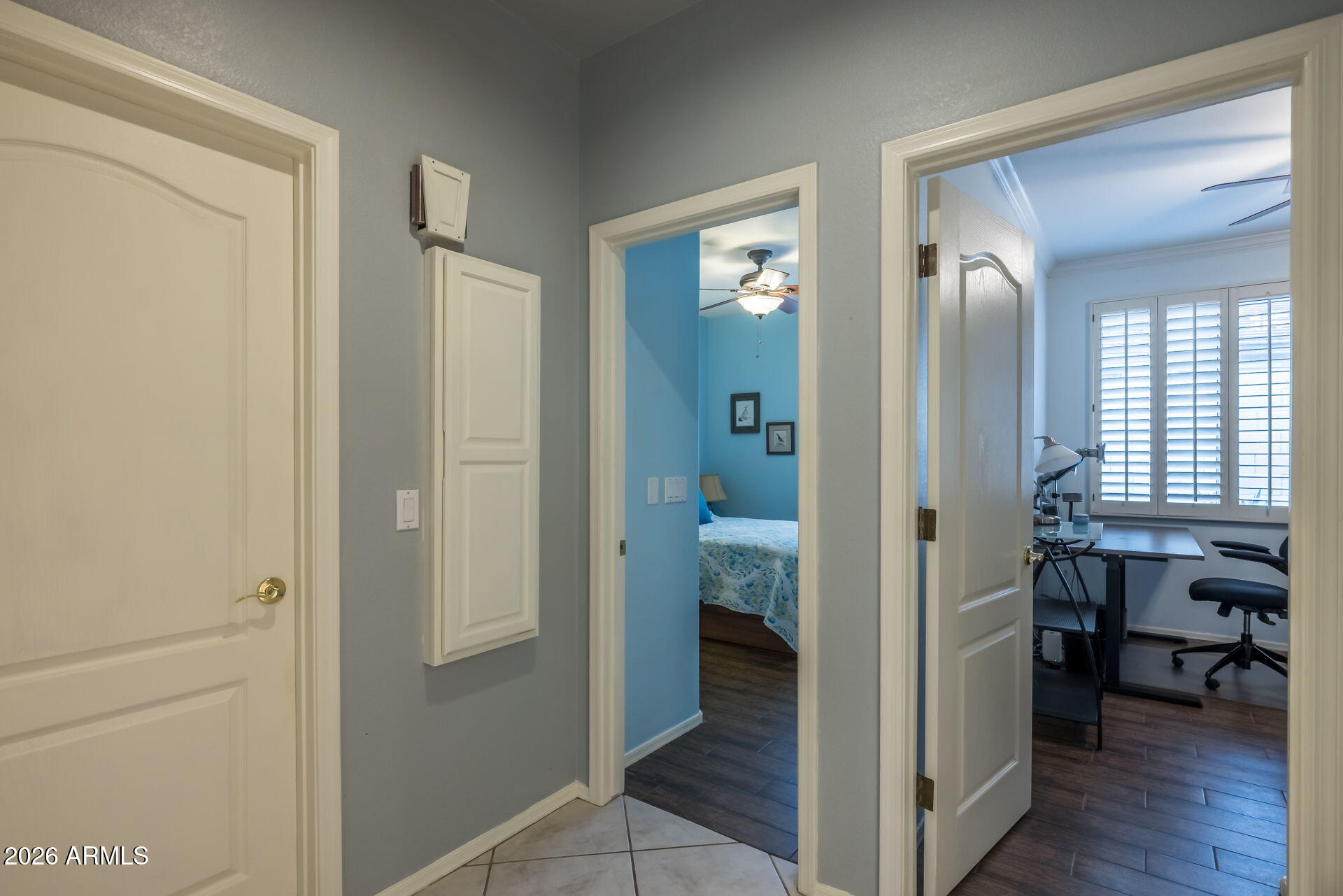 1622 West Nighthawk Way Phoenix, AZ 85045 - Photo 28 of 70 a view of a bathroom from a hallway