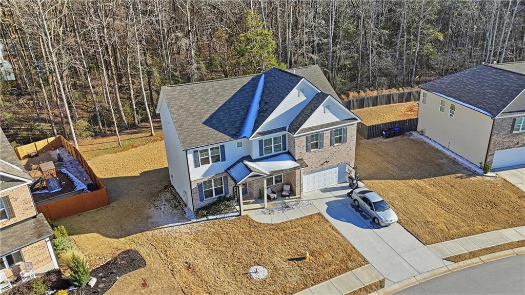 175 Paxton Lane Jefferson, GA 30549 - Photo 35 of 39 aerial view of a house with swimming pool and sitting area