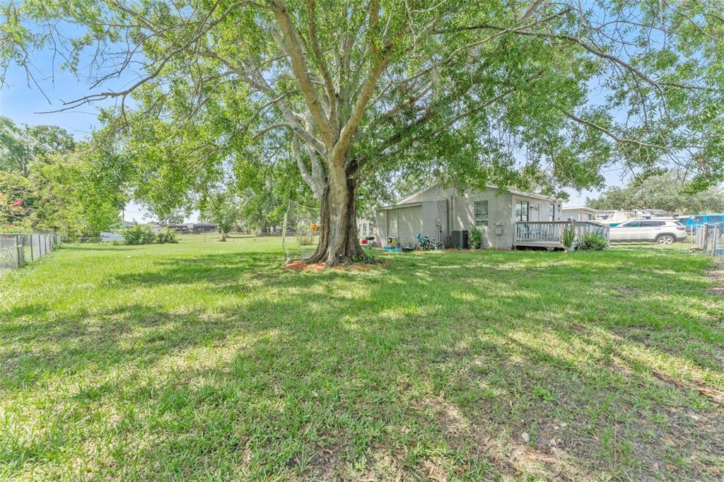 652 North Jackson Street Eagle Lake, FL 33839 - Photo 5 of 30 a view of a yard with a house and large trees