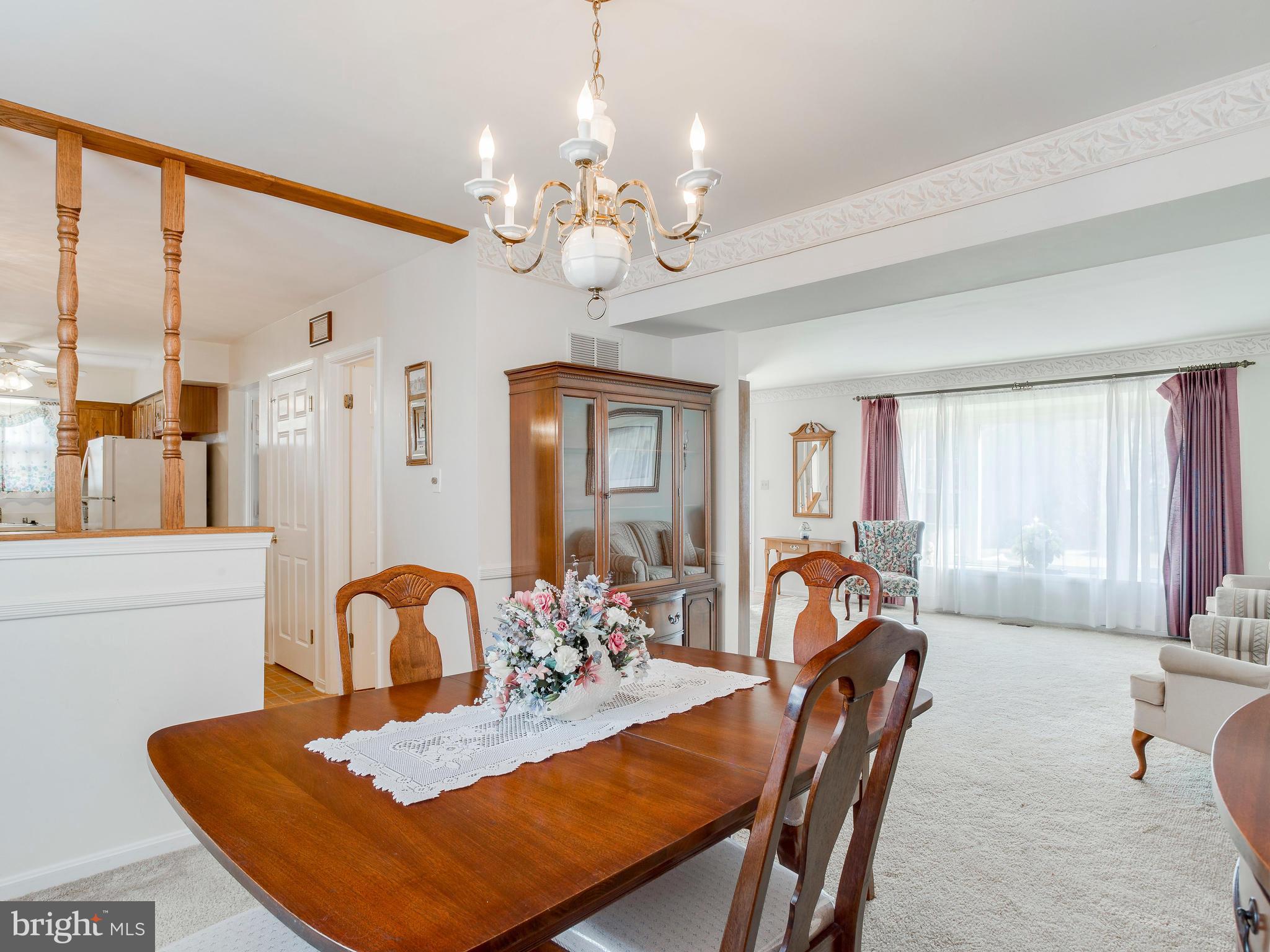 9400 Oak White Road Baltimore, MD 21236 - Photo 9 of 30 Dining Room Passes Thru to Eat In Kitchen