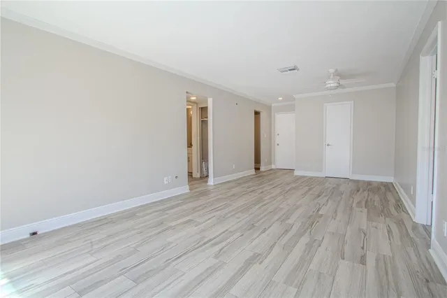 wooden floor in an empty room