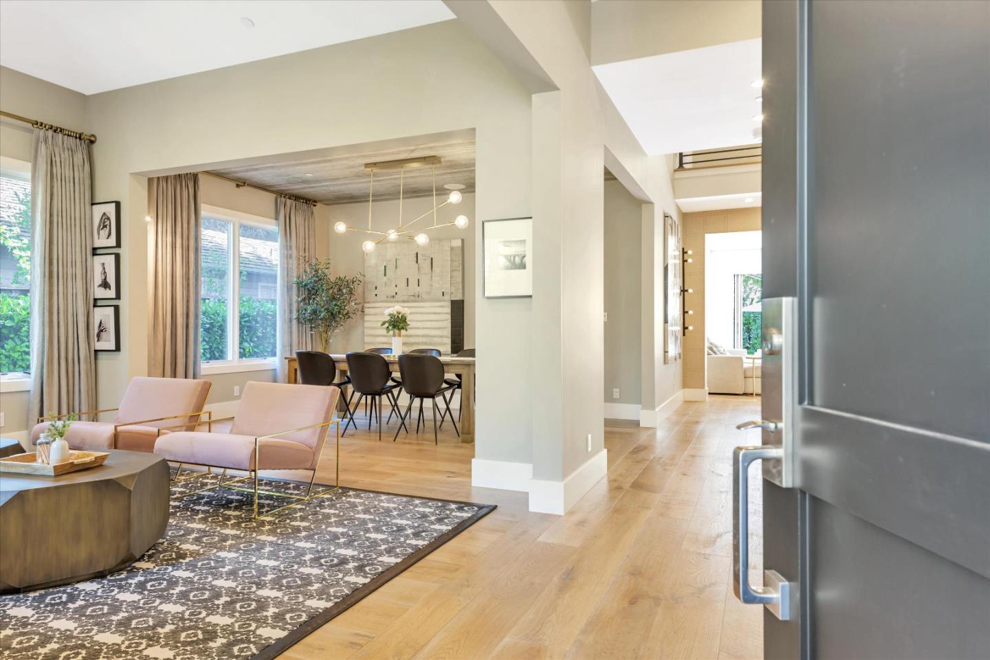 455 San Mateo Drive Menlo Park, CA 94025 - Photo 2 of 37 a living room with furniture and a large window