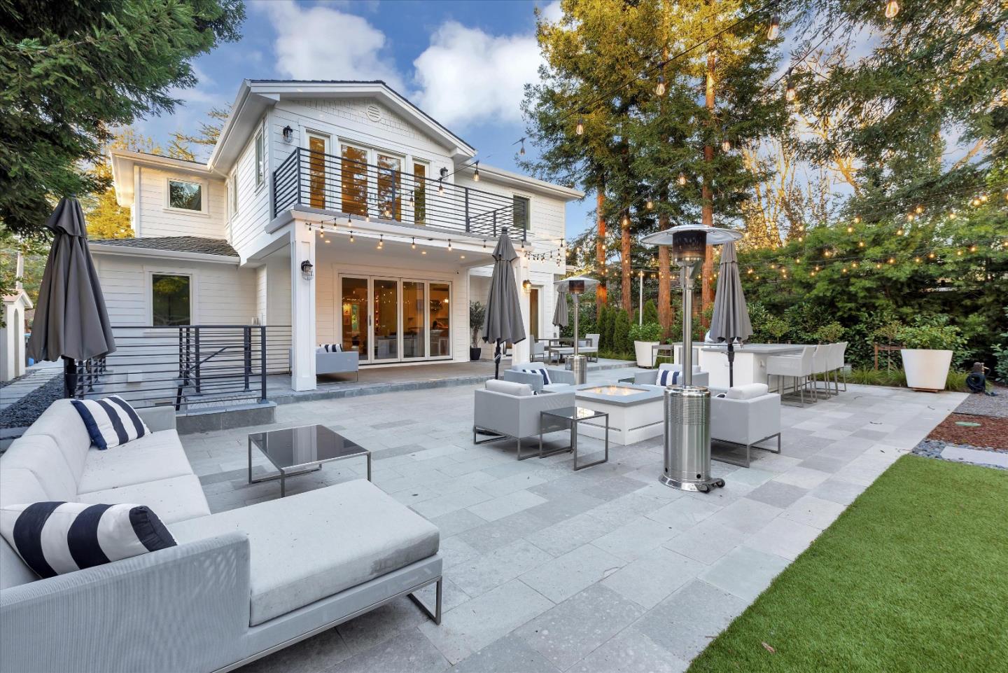 455 San Mateo Drive Menlo Park, CA 94025 - Photo 30 of 37 a view of a patio with couches and a fire pit