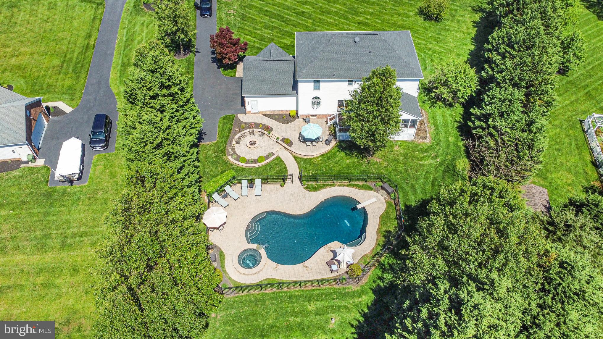 523 Copeland Road Fallston, MD 21047 - Photo 6 of 72 an aerial view of a house with garden space and street view