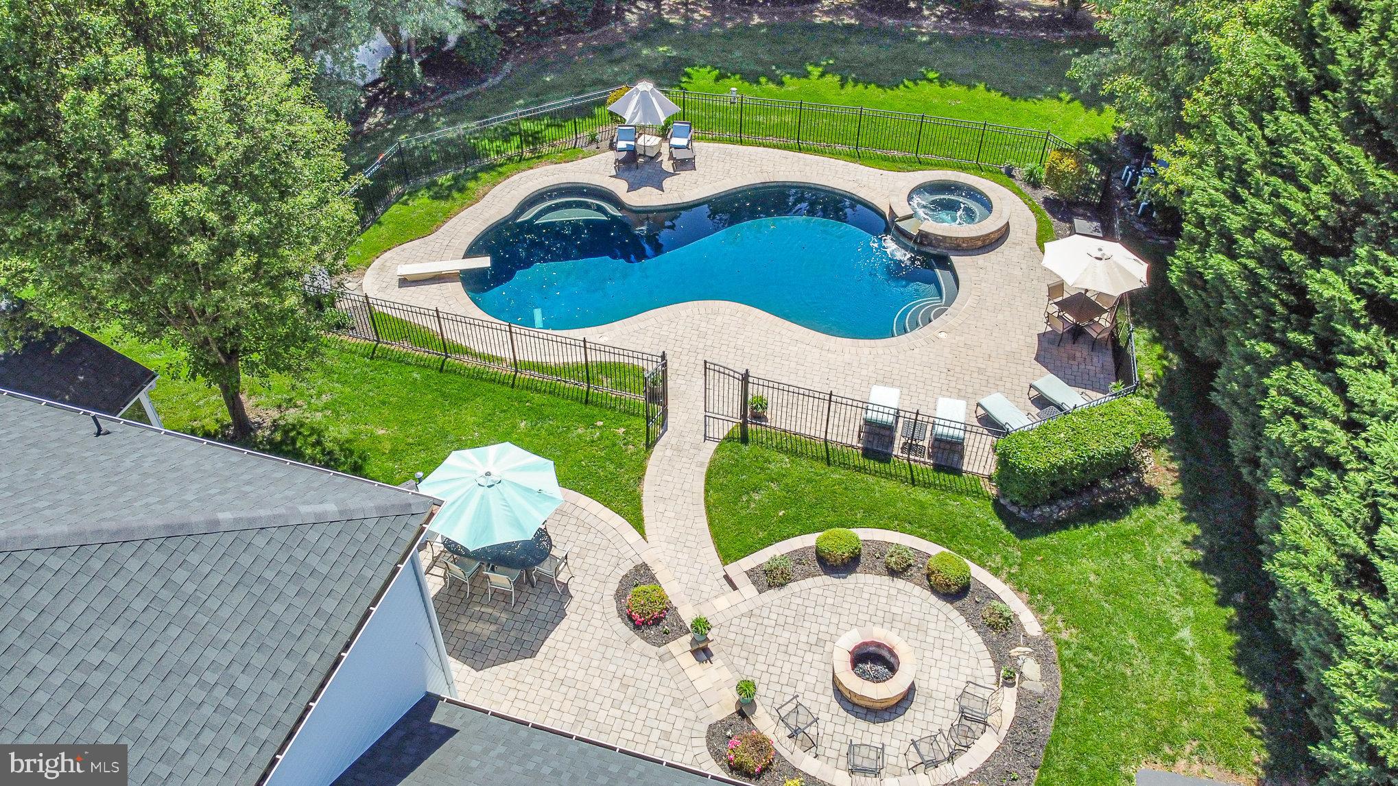 523 Copeland Road Fallston, MD 21047 - Photo 8 of 72 an aerial view of a house with outdoor space and trees all around
