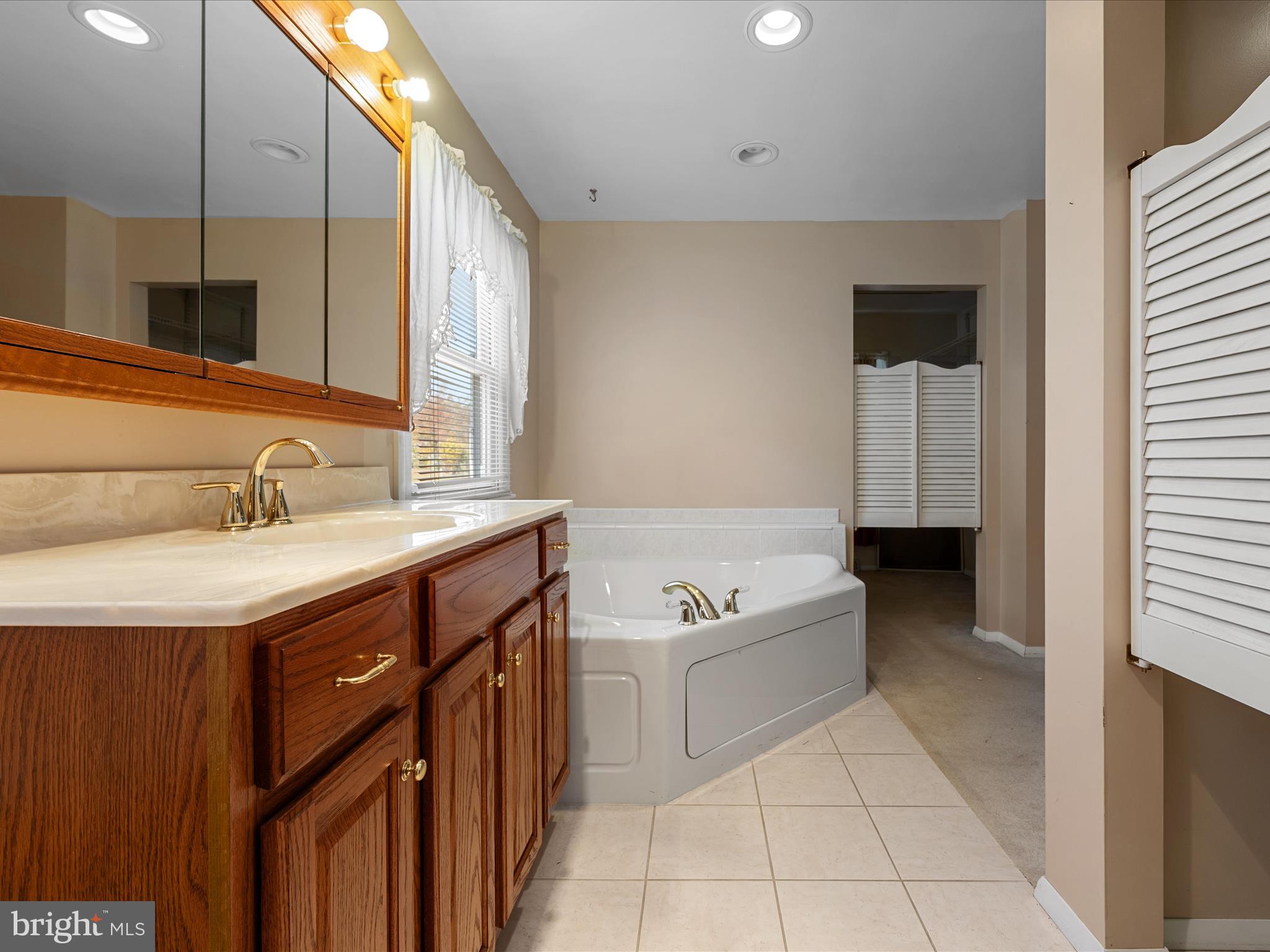 128 Longcroft Road Winchester, VA 22602 - Photo 25 of 41 a spacious bathroom with a tub sink and mirror