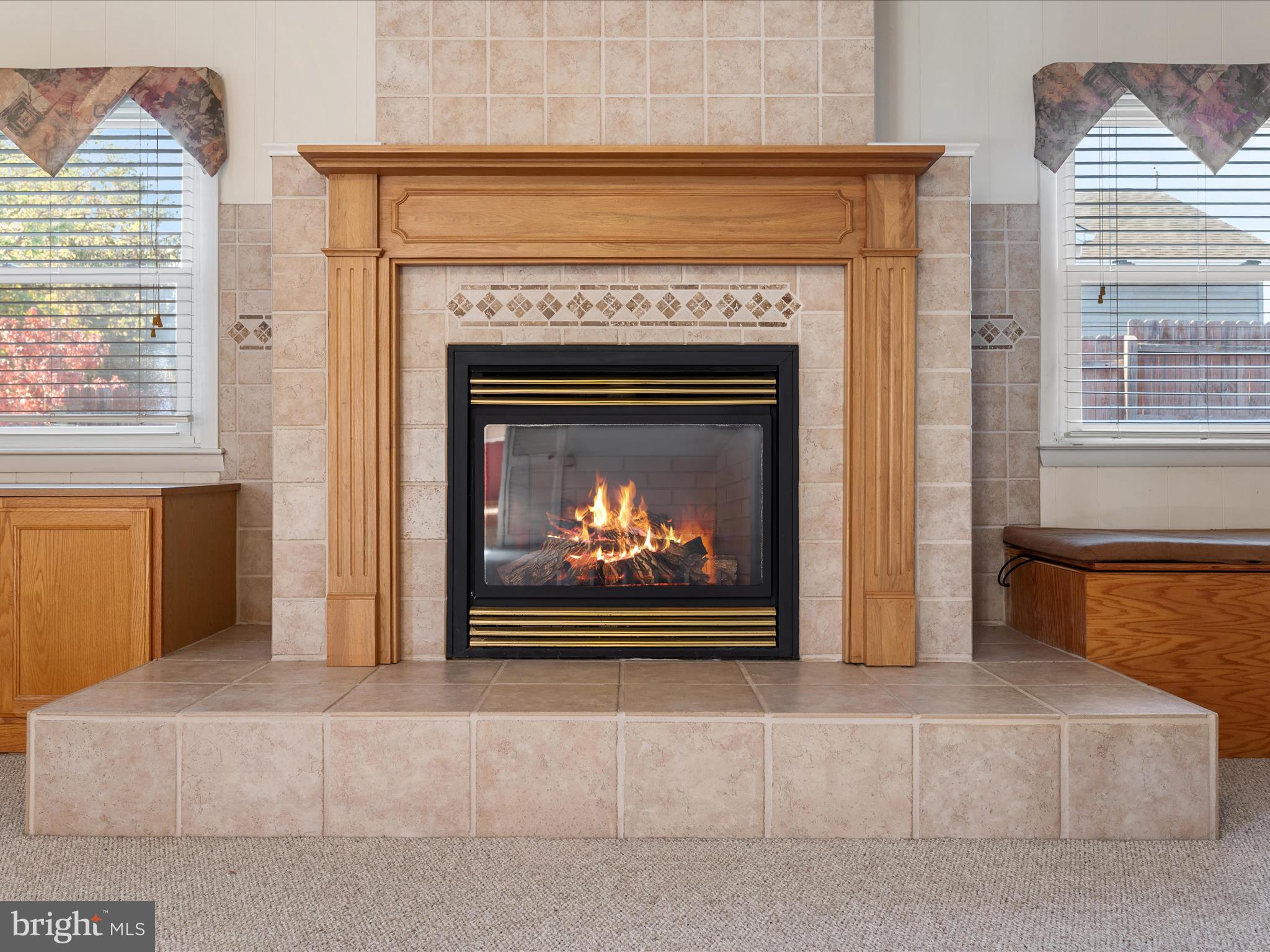 128 Longcroft Road Winchester, VA 22602 - Photo 8 of 41 a living room with a fireplace