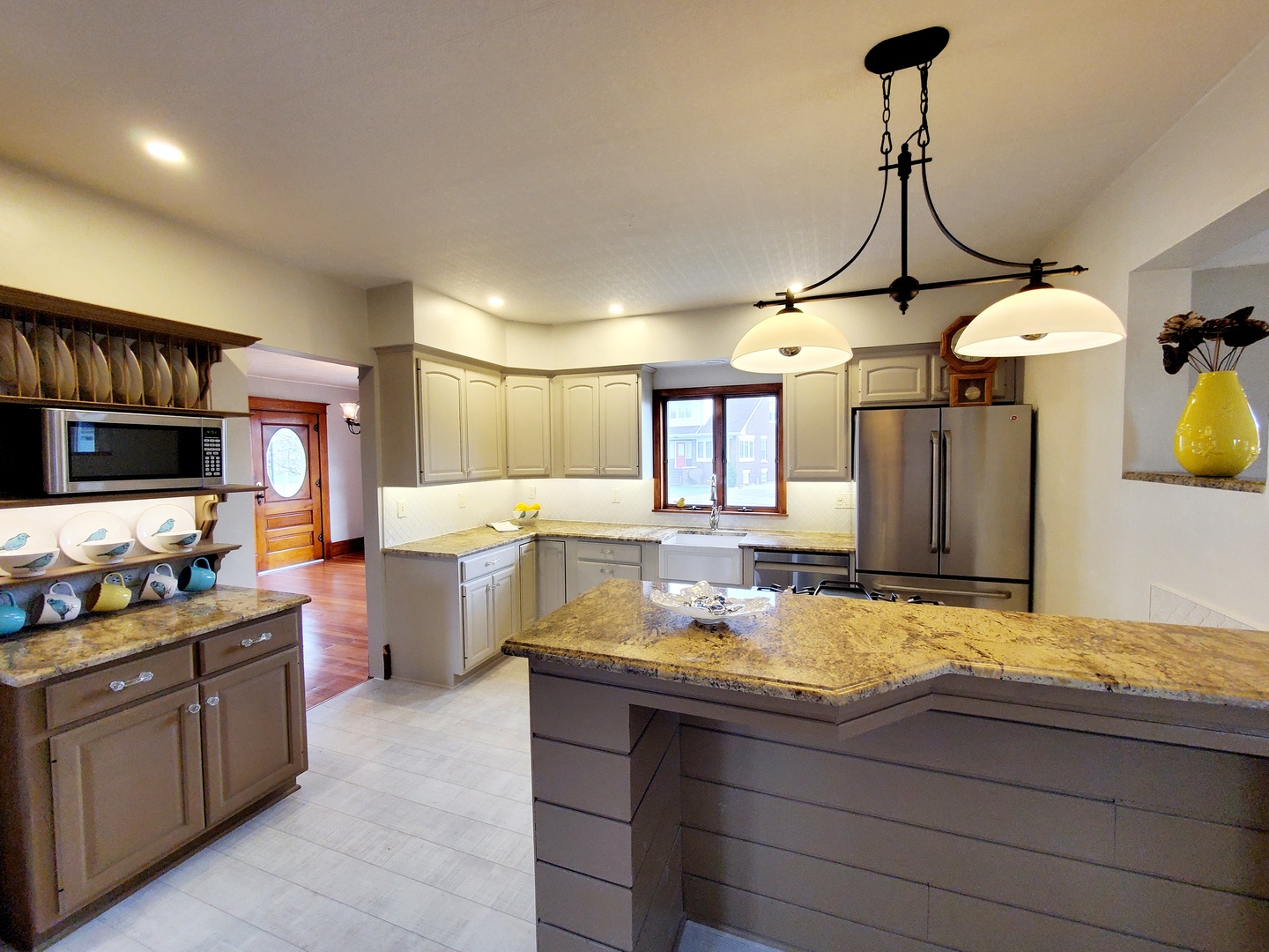 301 2nd Street Danforth, IL 60930 - Photo 15 of 50 a kitchen with sink cabinets and window