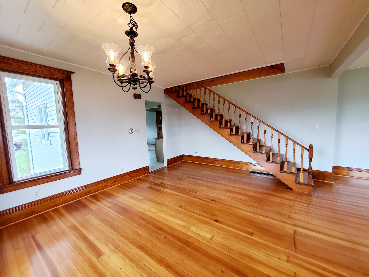 301 2nd Street Danforth, IL 60930 - Photo 5 of 50 a view of entryway and hall with wooden floor