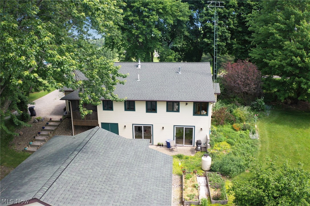 10302 Church Road Huron, OH 44839 - Photo 5 of 30 Aerial from rear of property