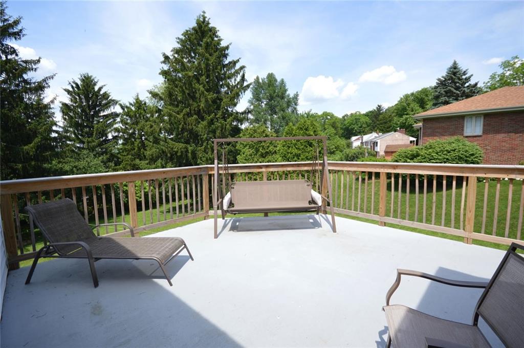 306 Old Lesnett Road Pittsburgh, PA 15241 - Photo 21 of 24 Deck offers direct access to the family room and stunning views of the LARGE backyard.