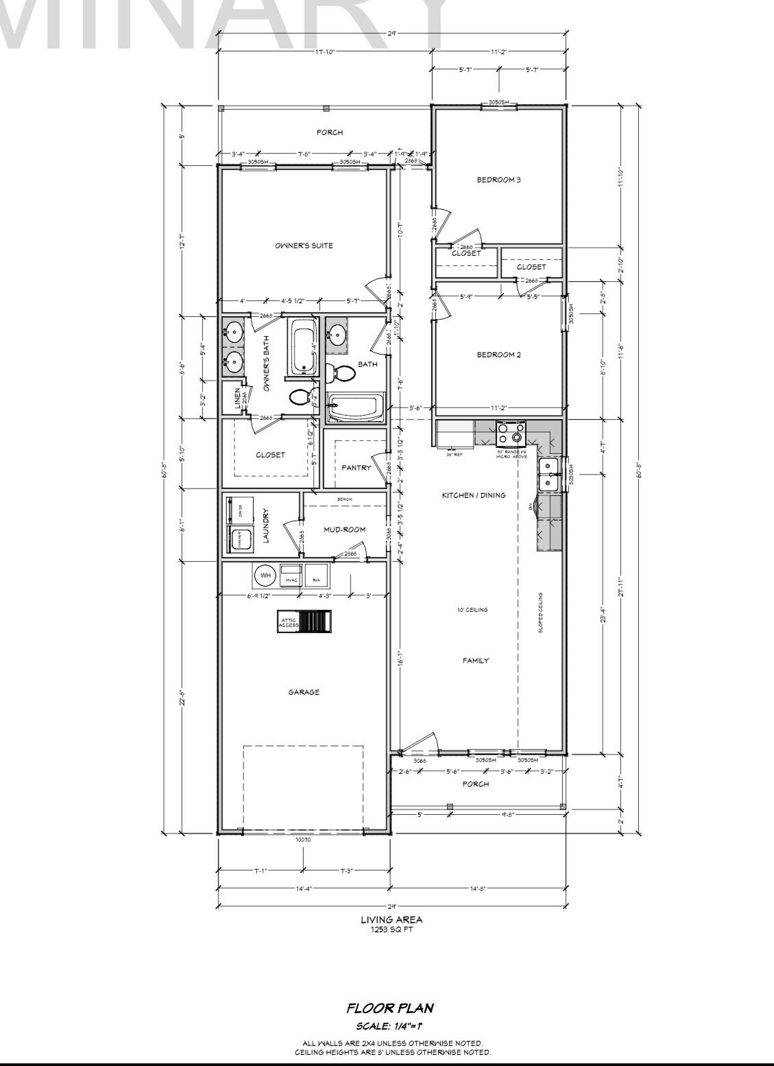3155 Chestnut Street Crestview, FL 32539 - Photo 3 of 3 Floor Plan