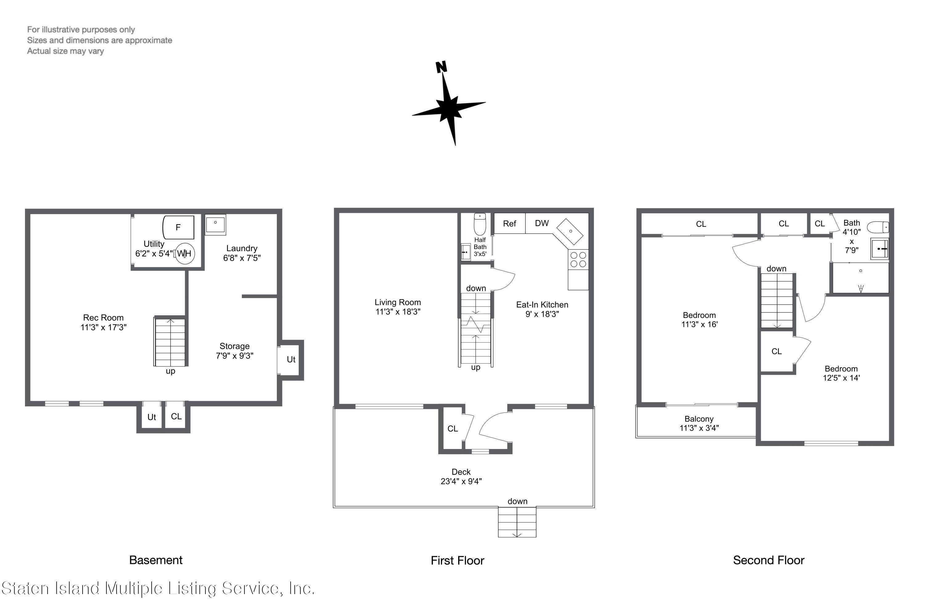 403-1 Willow Road East, Unit 1 Staten Island, NY 10314 - Photo 14 of 14 a picture of a room with a white wall and a picture of the wall