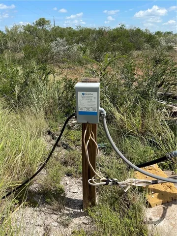 a view of a lake from a yard