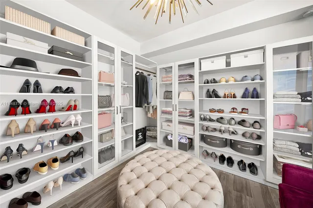 a front view of a multi story building