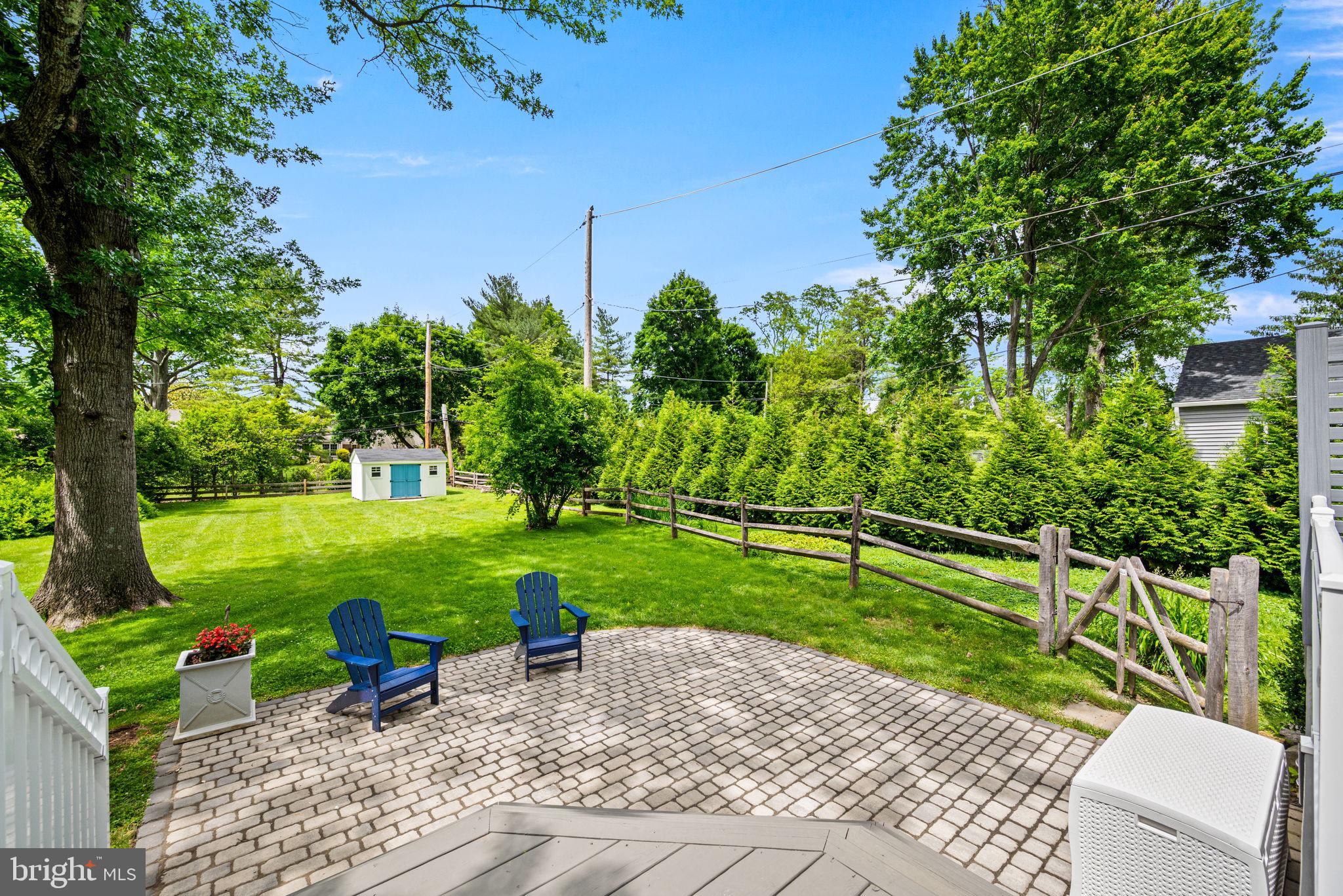 121 Upper Gulph Road Wayne, PA 19087 - Photo 28 of 42 Patio and beautiful yard