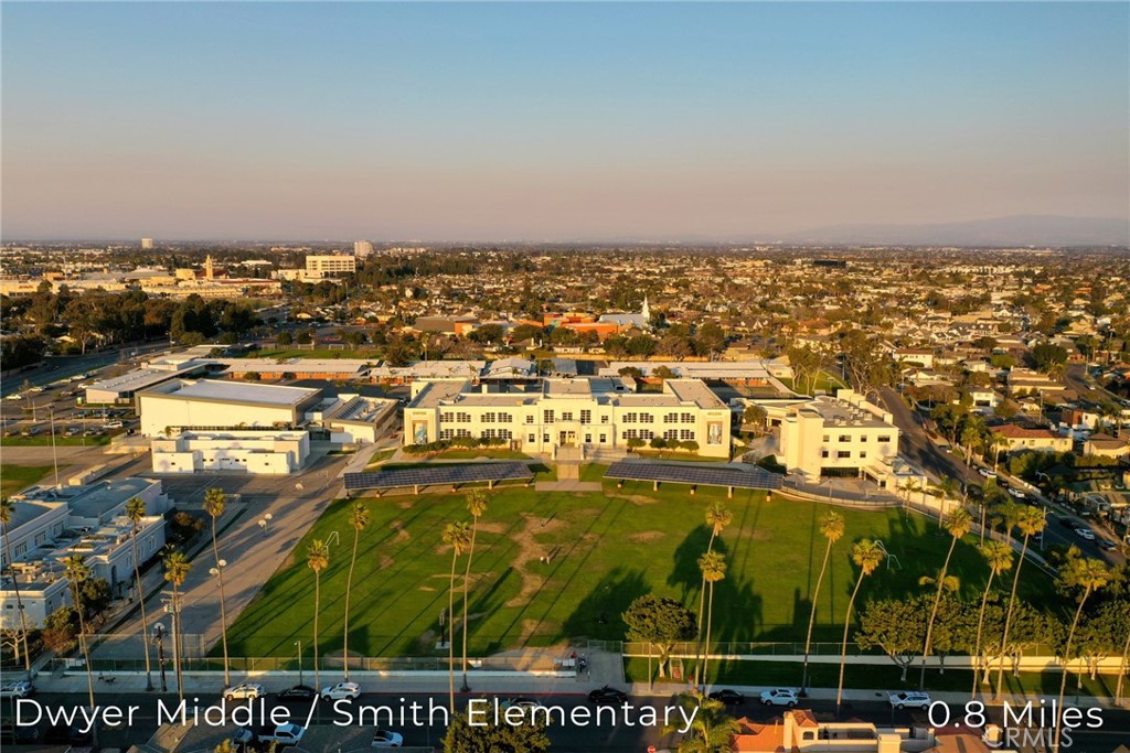 414 Main Street, Unit 330 Huntington Beach, CA 92648 - Photo 32 of 42 an aerial view of residential building and ocean