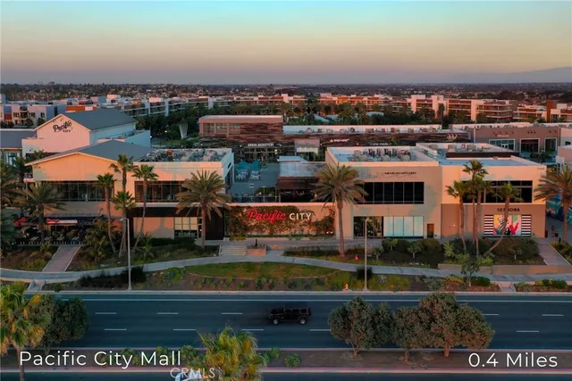a view of city and ocean