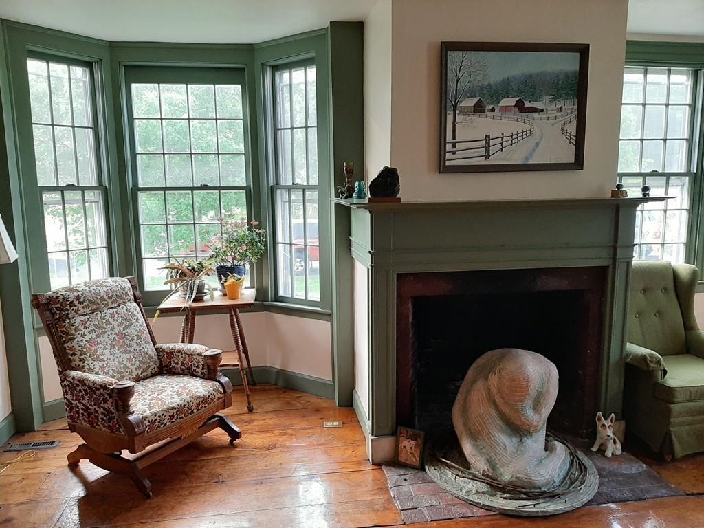 2 Charlemont Road Buckland, MA 01338 - Photo 17 of 42 a living room with furniture and a fireplace