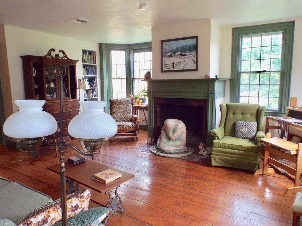 2 Charlemont Road Buckland, MA 01338 - Photo 18 of 42 a living room with furniture and a fireplace