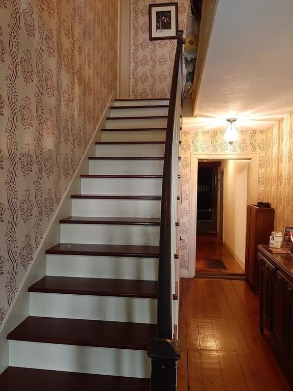 2 Charlemont Road Buckland, MA 01338 - Photo 20 of 42 a view of entryway with wooden floor and stairs