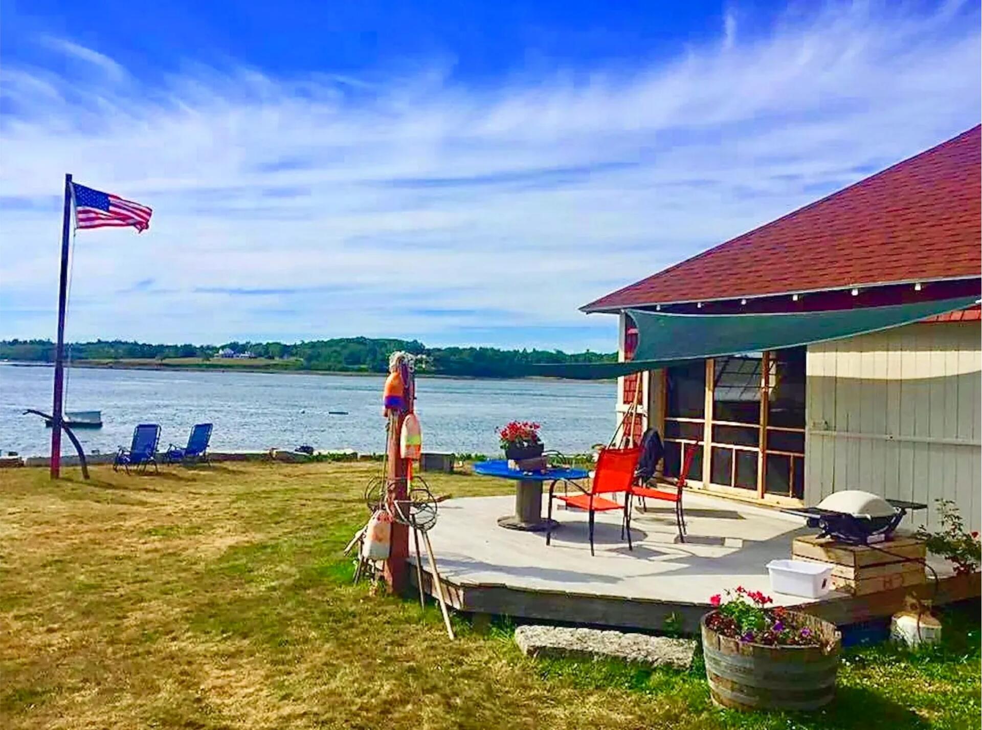 193 South Wharf Road Brooksville, ME 04617 - Photo 1 of 1 Boathouse, earlier days