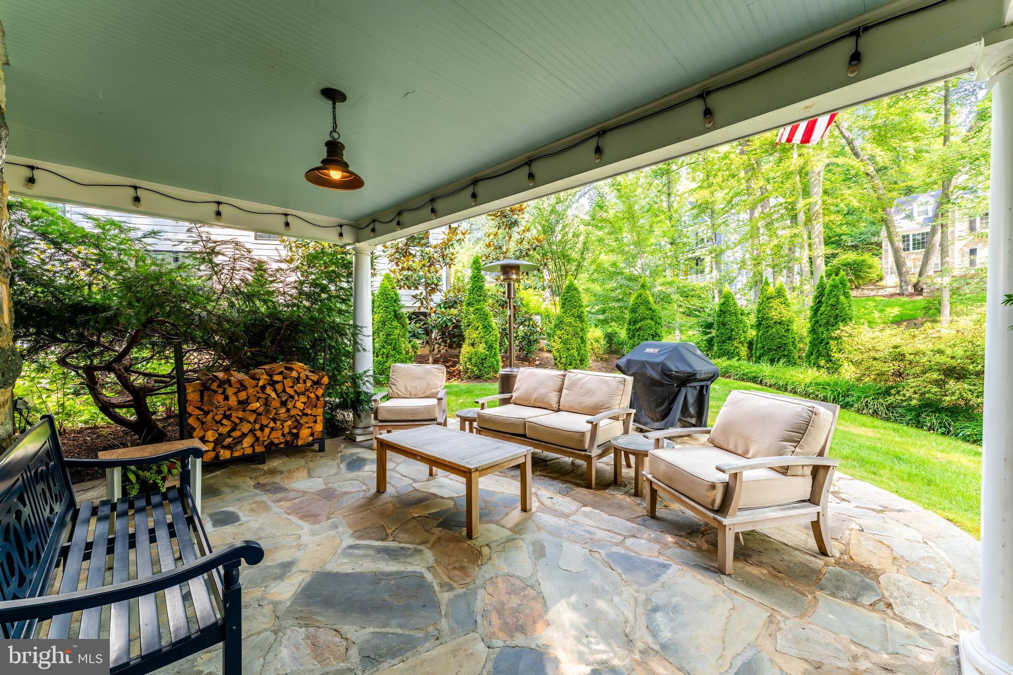 3666 Military Road Arlington, VA 22207 - Photo 53 of 69 a outdoor living space with furniture and garden view