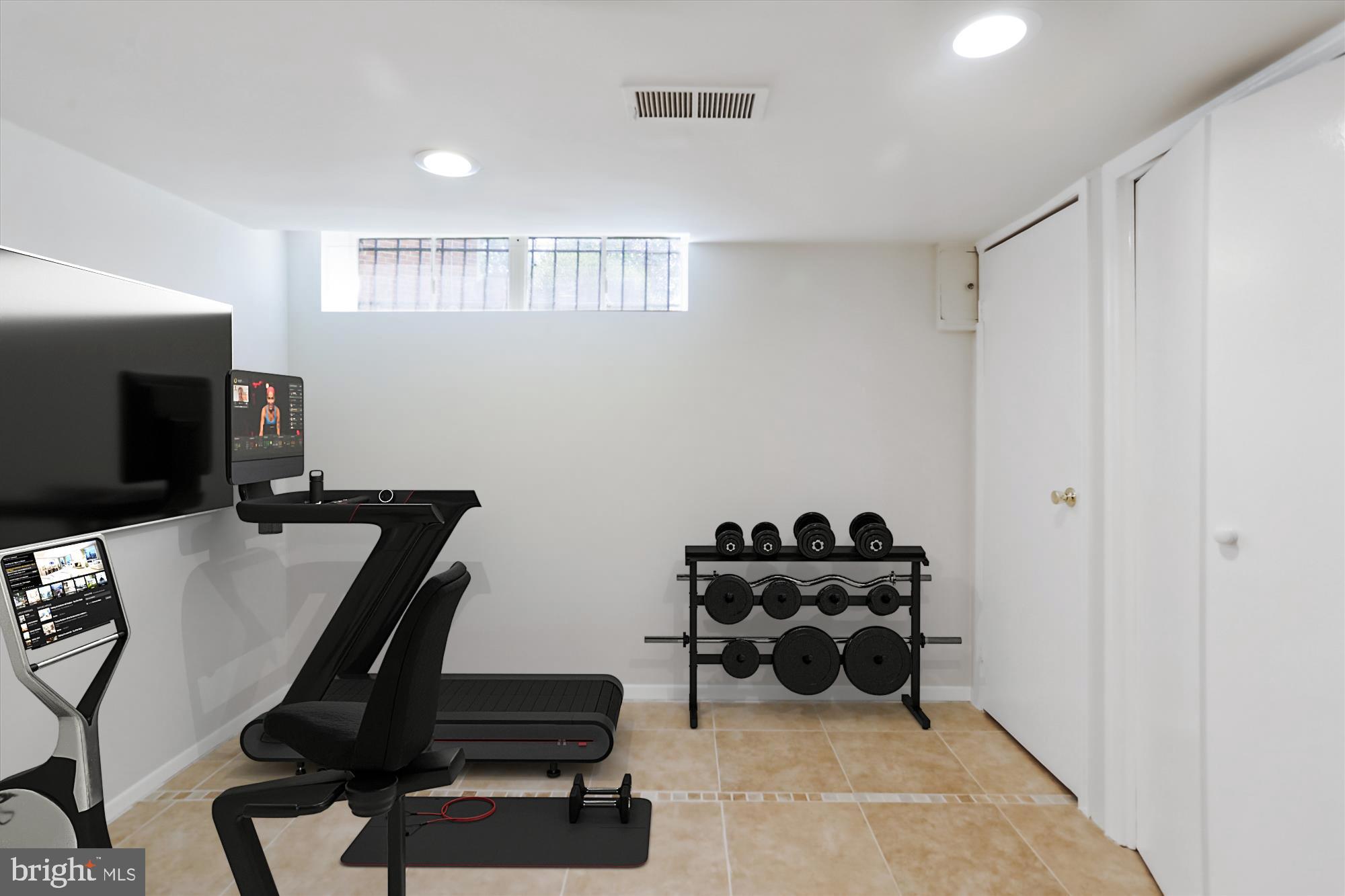 3909 Woodlawn Road Chevy Chase, MD 20815 - Photo 22 of 54 a view of a workspace with furniture and a window