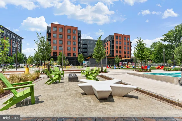 a view of a city with tall buildings