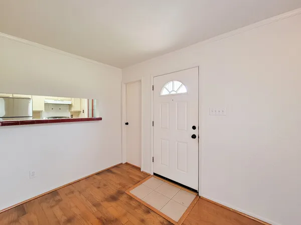 a view of an empty room