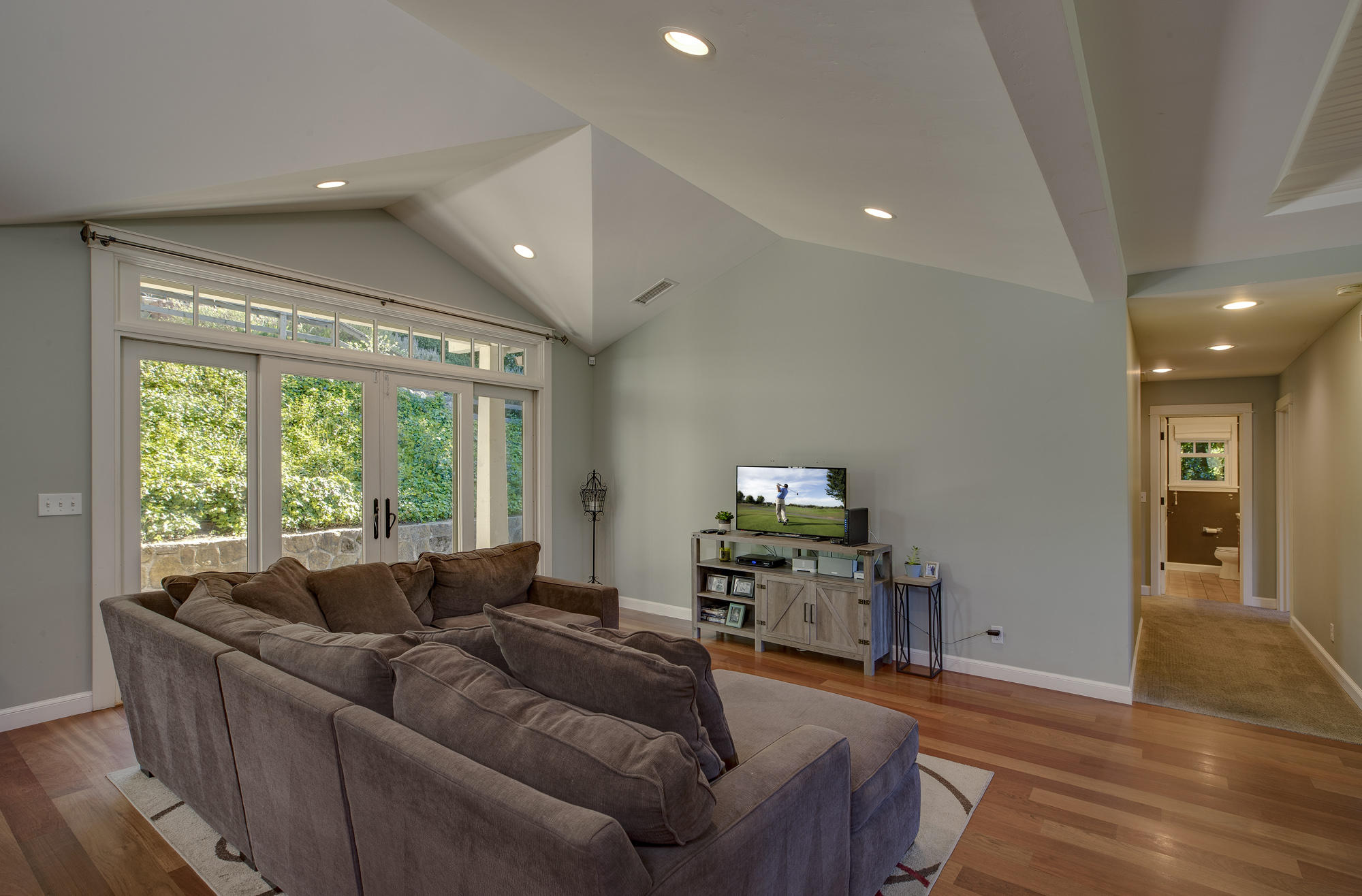 1006 Mission Ridge Road Santa Barbara, CA 93103 - Photo 5 of 21 a living room with furniture and a flat screen tv