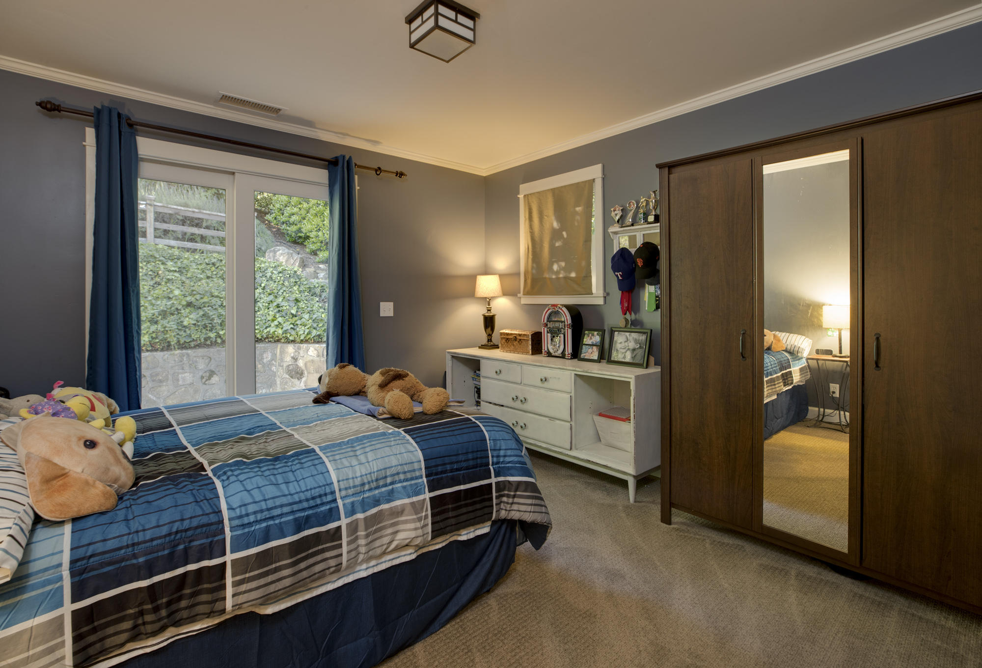 1006 Mission Ridge Road Santa Barbara, CA 93103 - Photo 9 of 21 a bedroom with a bed and a dresser