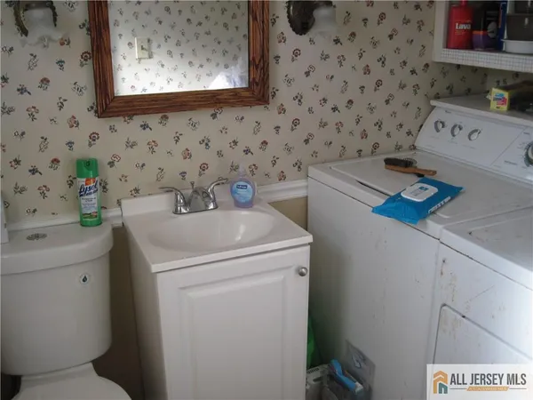 a view of a room with storage and utility