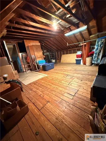 a view of storage and utility room